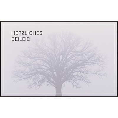 Trauerkarten-Set mit Buch