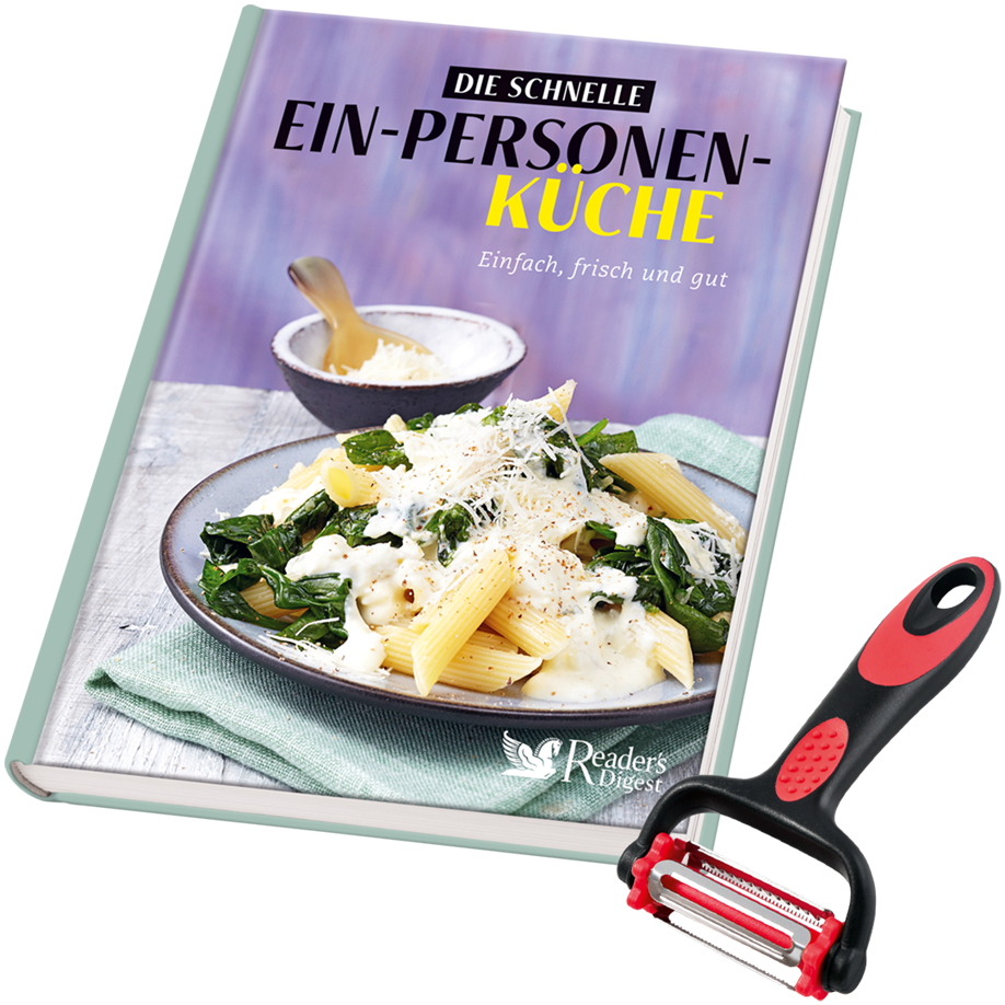 Buch »Ein-Personen-Küche« + Multi-Schäler