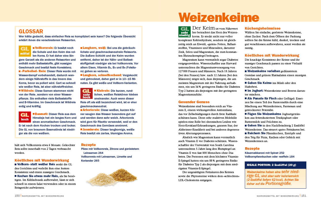 Nahrungsmittel mit Wunderwirkung