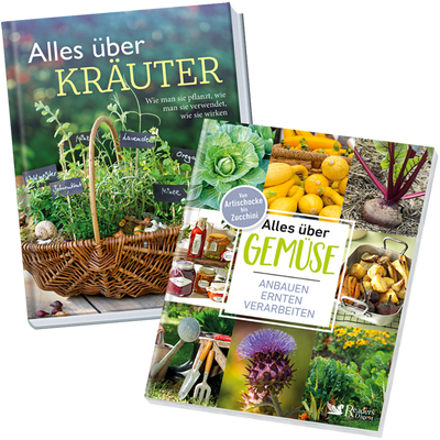 2er-Set: Alles über Gemüse + Alles über Kräuter