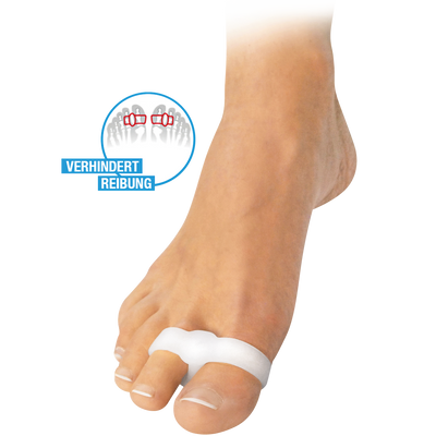 Set Gel Doppelring 2er Set/Hallux Balsam