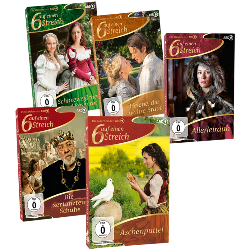 Grimms Märchen II: Schneeweißchen und Rosenrot, Helene die wahre Braut, Allerleirauh, Die zertanzten Schuhe, Aschenputtel