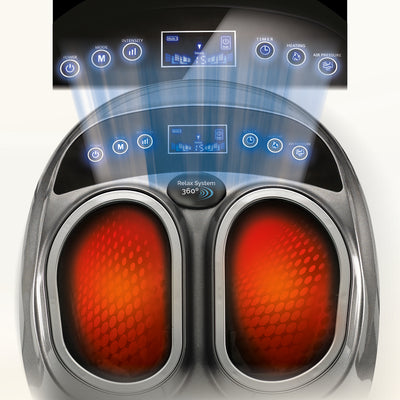 360° Fußmassagegerät mit Wärmefunktion