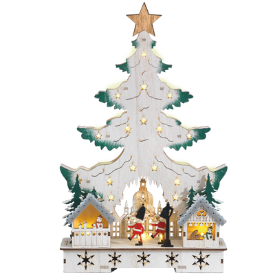 Deko-Weihnachtsbaum mit Licht