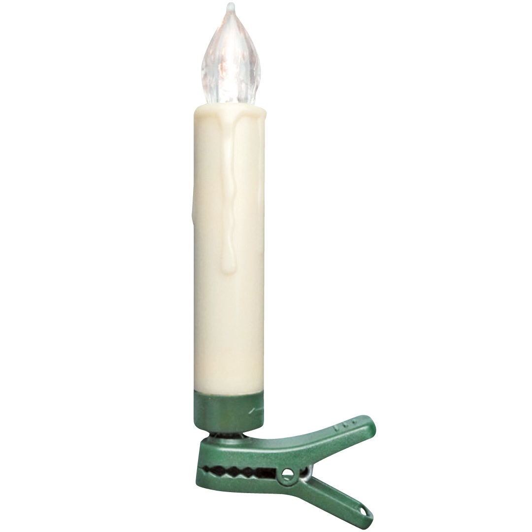 LED Weihnachtskerzen mit Tropfen 10er Set
