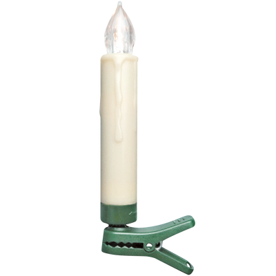 LED Weihnachtskerzen mit Tropfen 10er Set