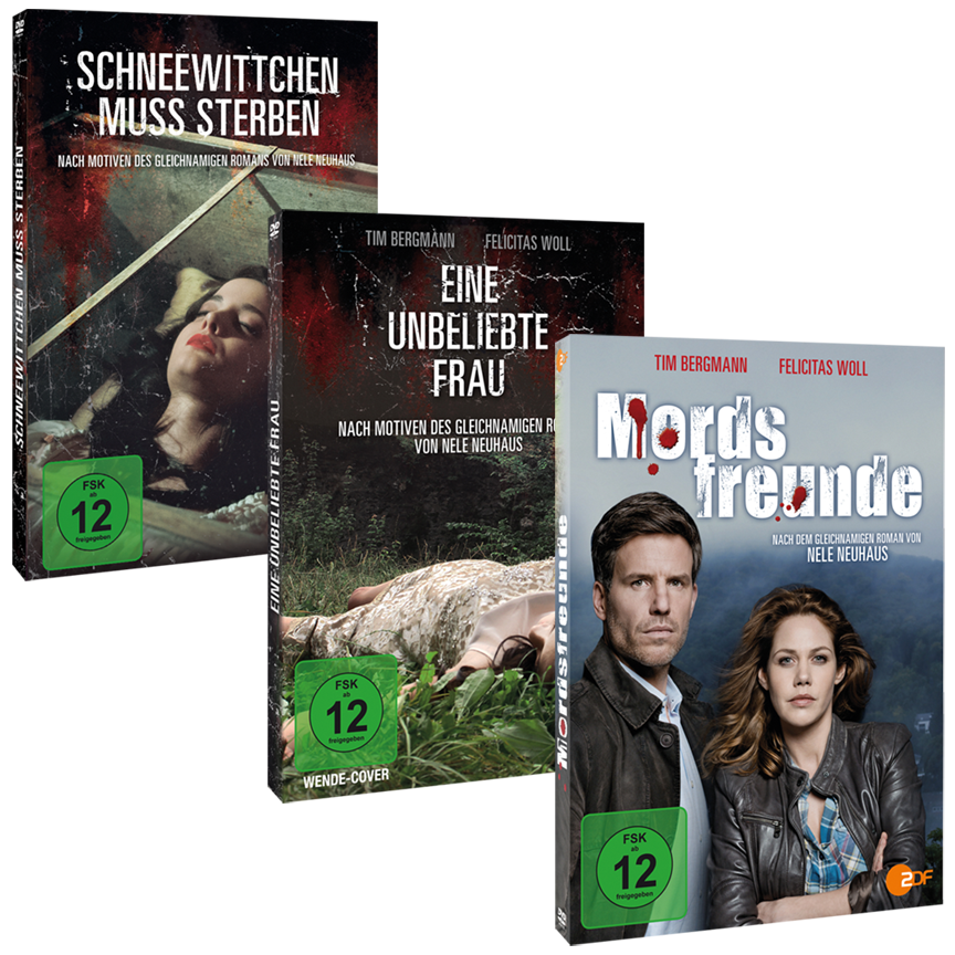 Nele-Neuhaus-Kollektion (Schneewittchen muss sterben, Eine unbeliebte Frau, Mordsfreunde)