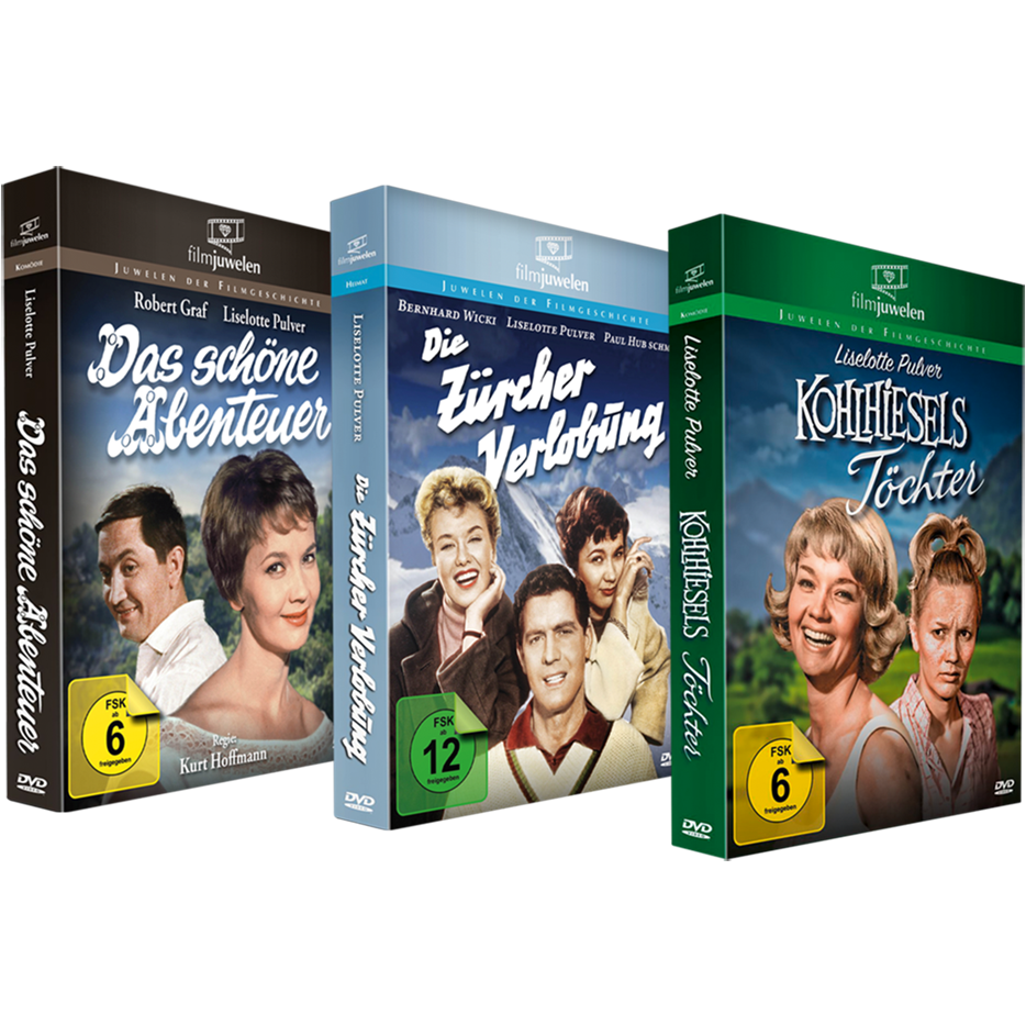 Unvergessene Liselotte Pulver: Kohlhiesels Töchter, Die Zürcher Verlobung, Das schöne Abenteuer