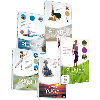 Pilates, Yoga, Tai Chi (5er Set)
