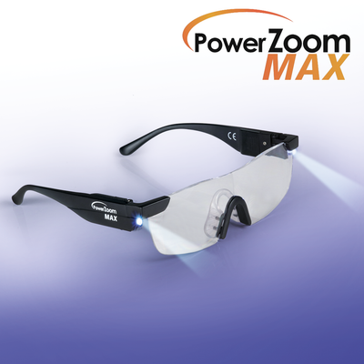 Vergrößerungsbrille Power Zoom Max (2 Brillen + 1 Sonnenbrille)