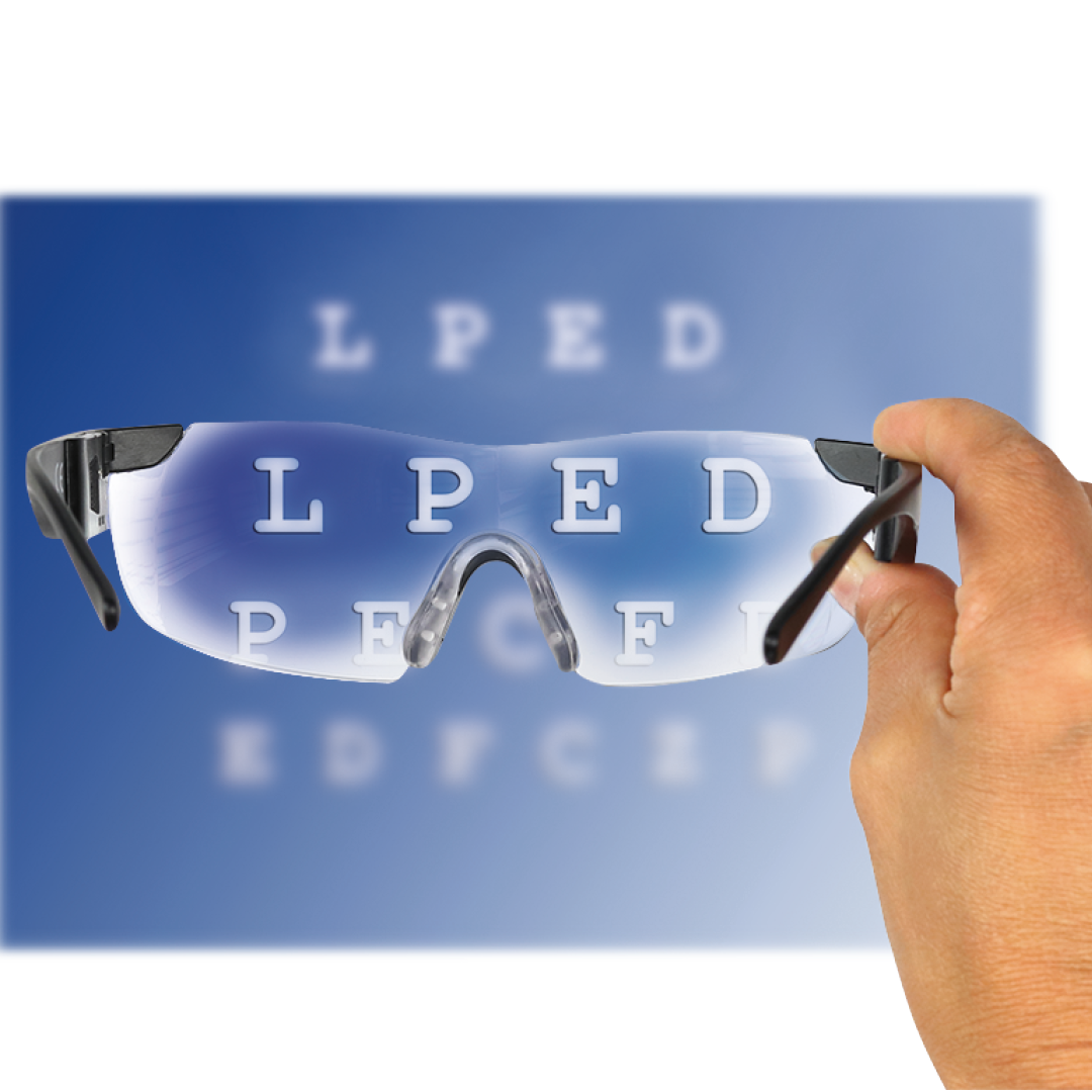 Vergrößerungsbrille Power Zoom Max (2 Brillen + 1 Sonnenbrille)