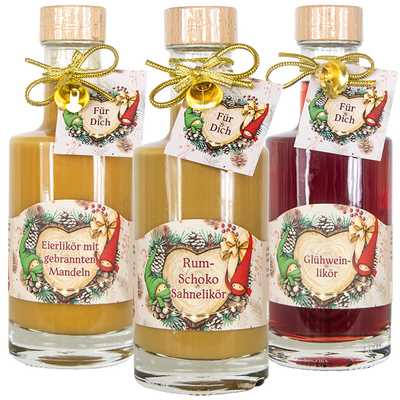 Cremige Weihnachtsliköre