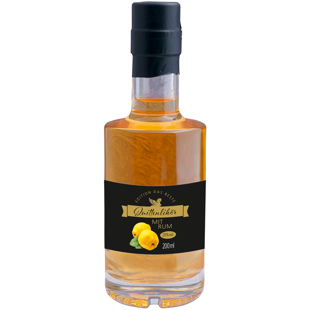 Quittenlikör mit Rum + Edler Walnuss 2er Set