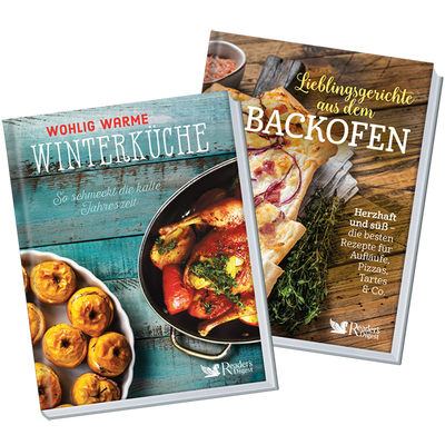 2er-Kochbuch-Set: Wohlig warme Winterküche + Lieblingsgerichte aus dem Backofen