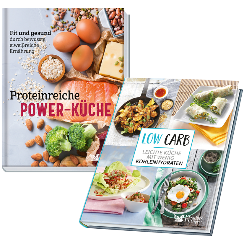 2er-Set: Low Carb + Proteinreiche Power-Küche
