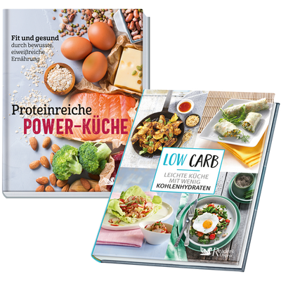 2er-Set: Low Carb + Proteinreiche Power-Küche
