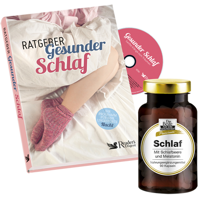 2er-Set: PREMIUM Schlaf Kapseln + Ratgeber Gesunder Schlaf
