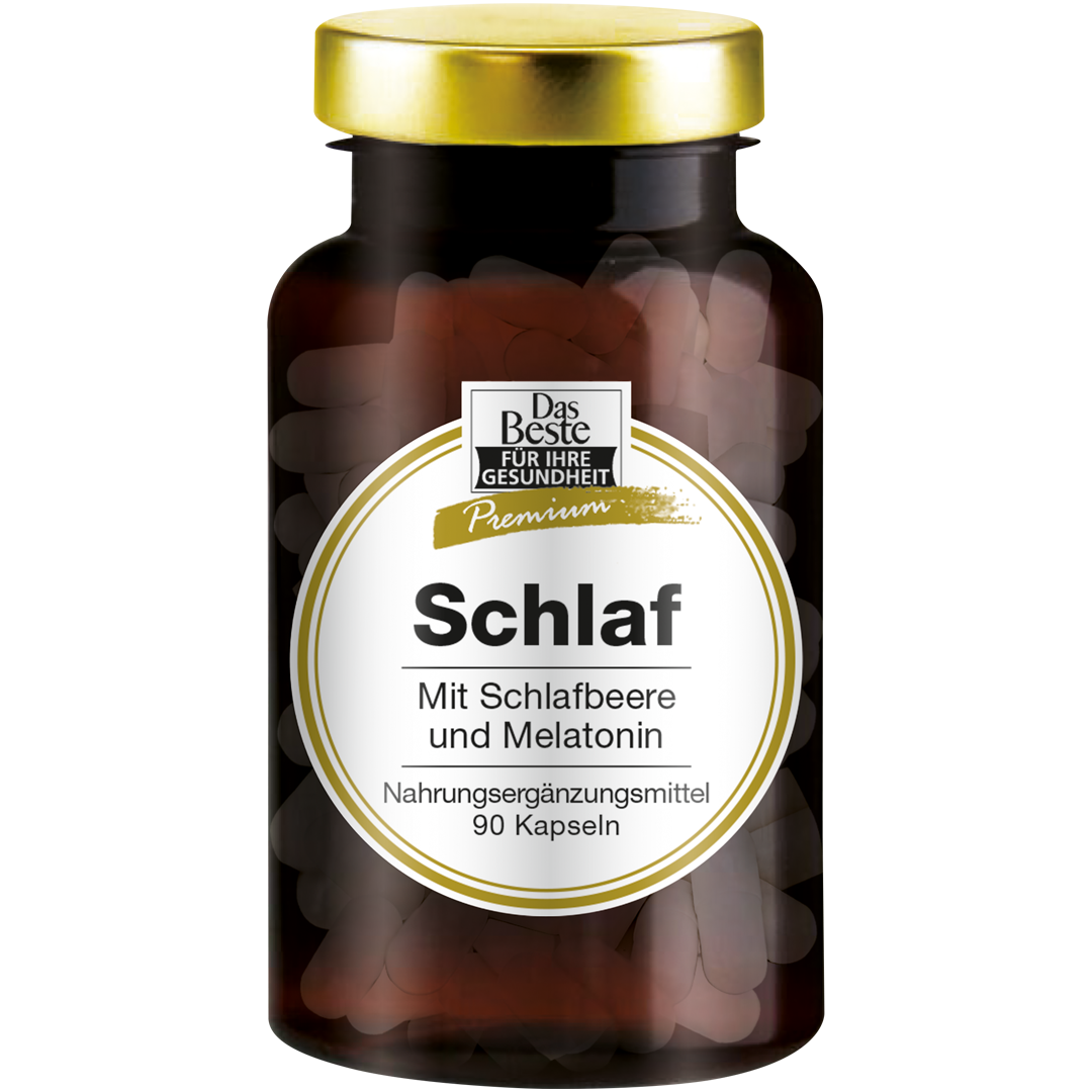 2er-Set: PREMIUM Schlaf Kapseln + Ratgeber Gesunder Schlaf