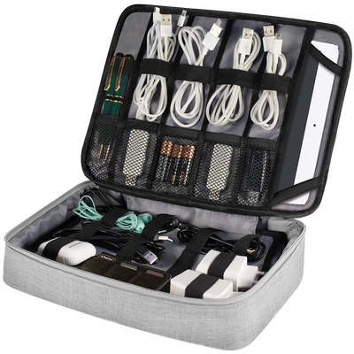 Kabel- und Zubehör-Organizertasche