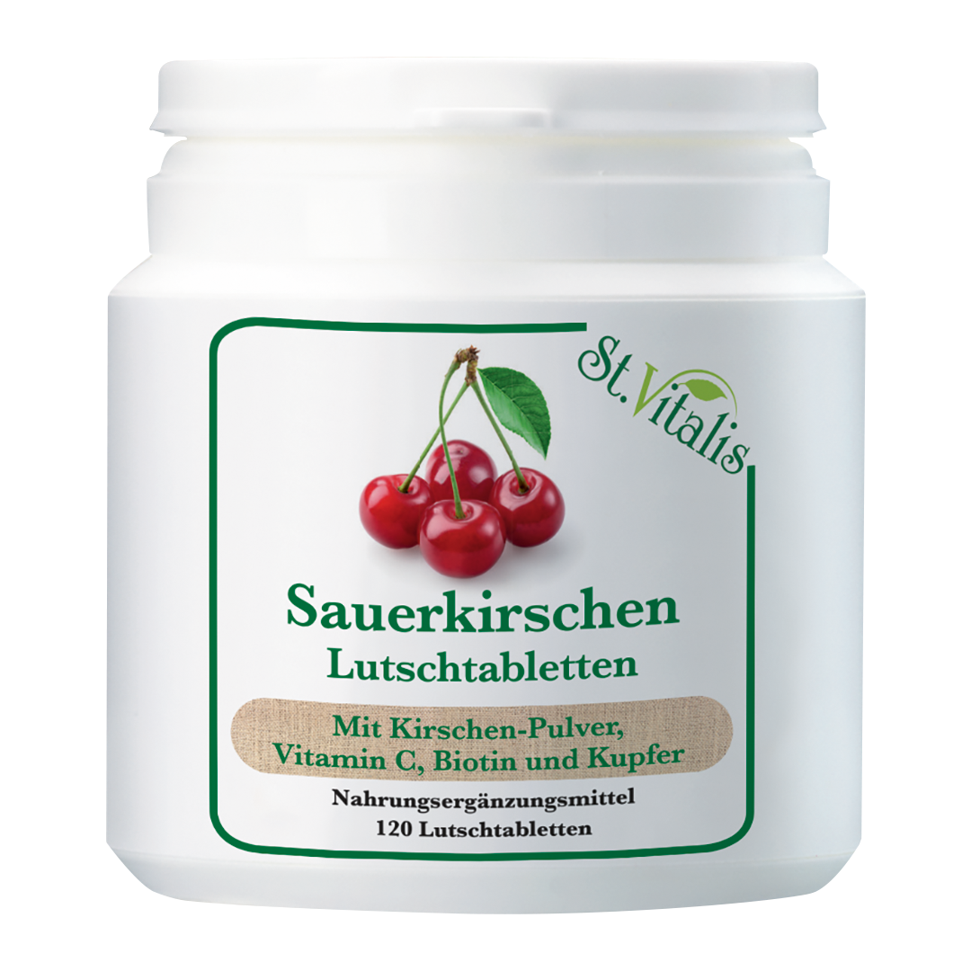 Sauerkirschen-Lutschtabletten