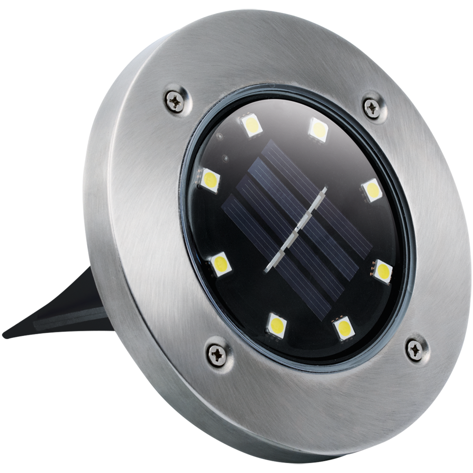 LED-Solar-Bodenleuchten (4er-Set)