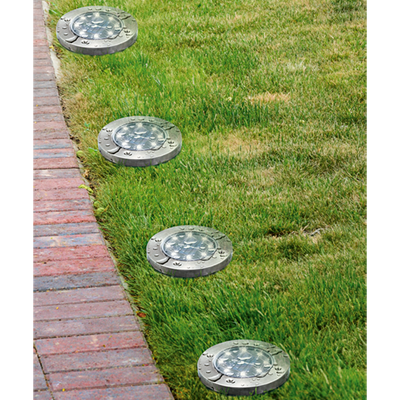 LED-Solar-Bodenleuchten (4er-Set)