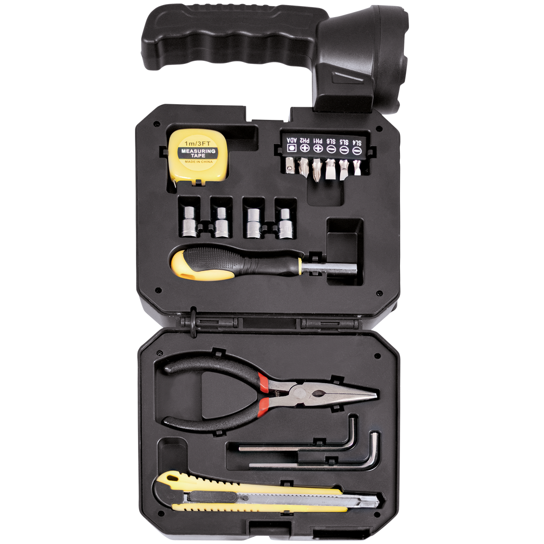 Multifunktions-Lampe mit integriertem Werkzeugkasten