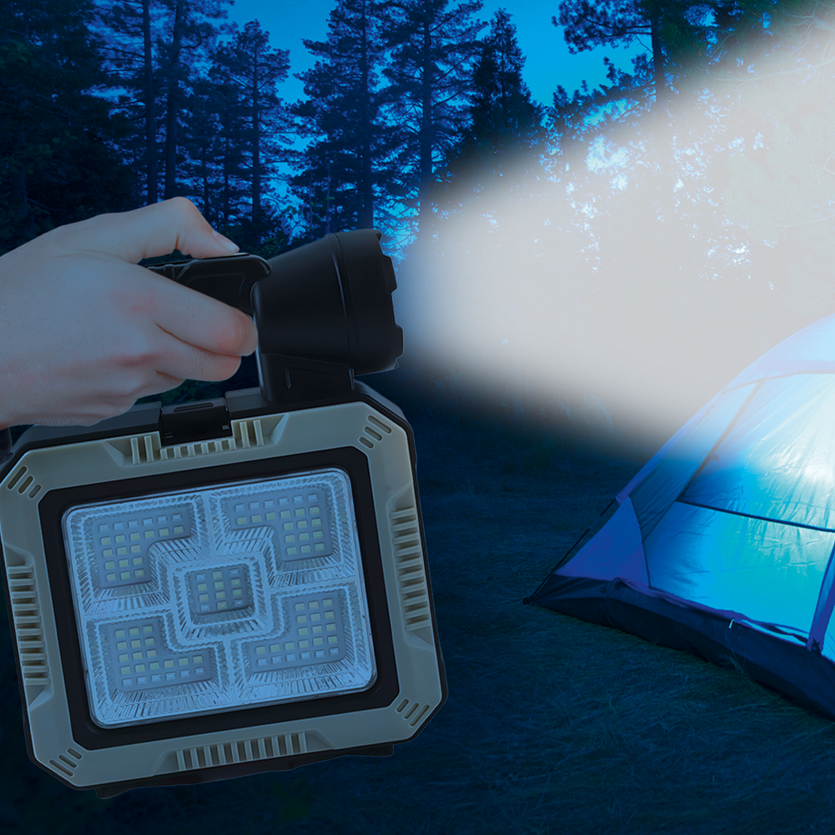 Multifunktions-Lampe mit integriertem Werkzeugkasten