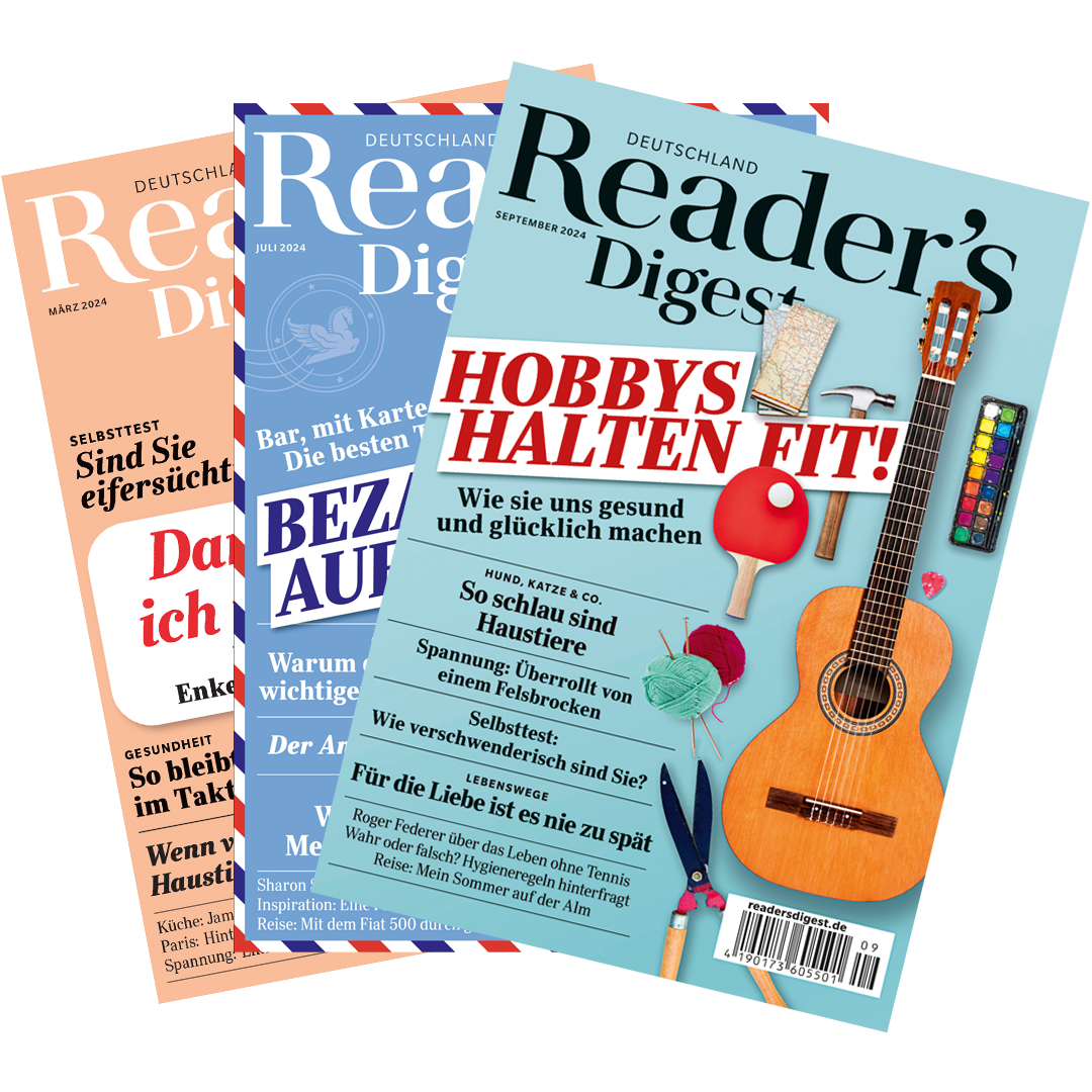 »Reader's Digest« Vorteils-Abo - 1. Heft nur 1 Euro