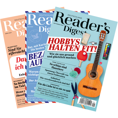 »Reader's Digest« Vorteils-Abo - 1. Heft nur 1 Euro