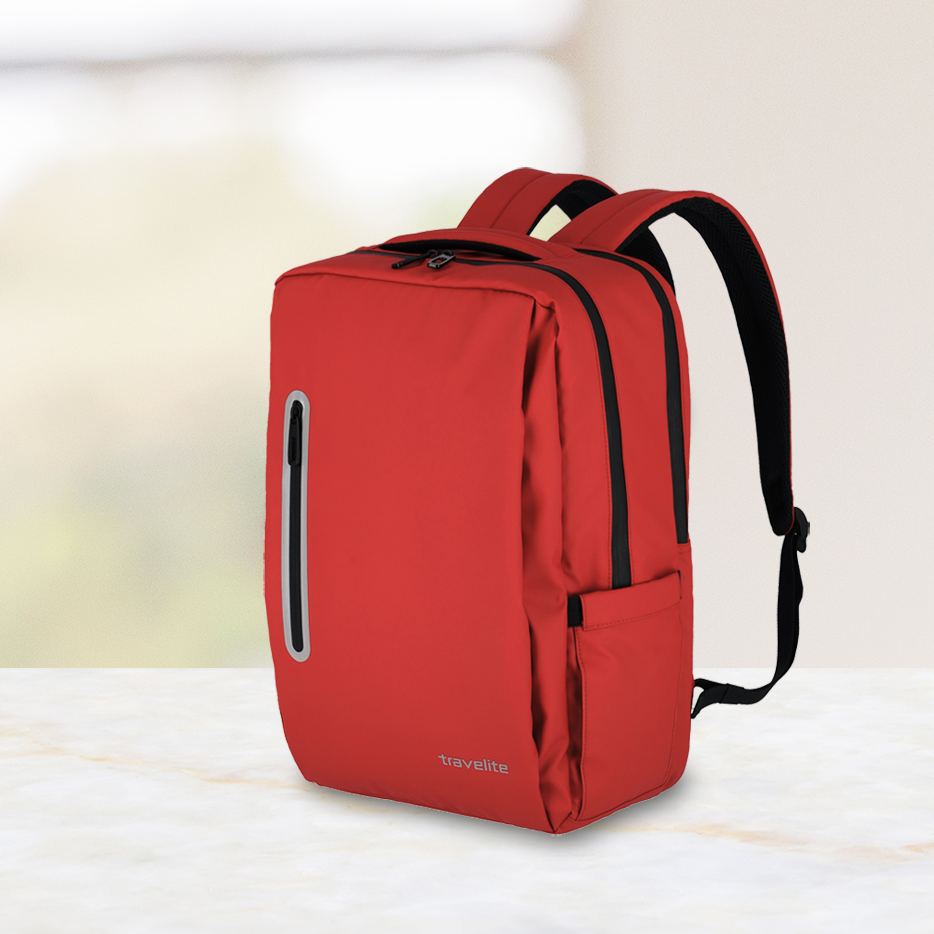 Rucksack mit Laptopfach Rot