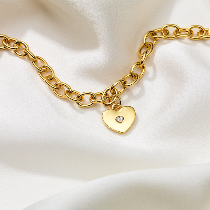 Armband mit Herz-Anhänger
