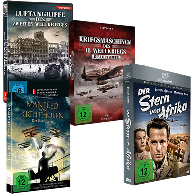 Luftangriffe, Kriegsmaschinen und Jagdflieger - Film-Edition