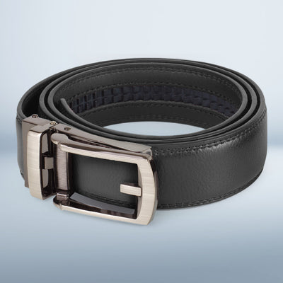 Ledergürtel in Schwarz