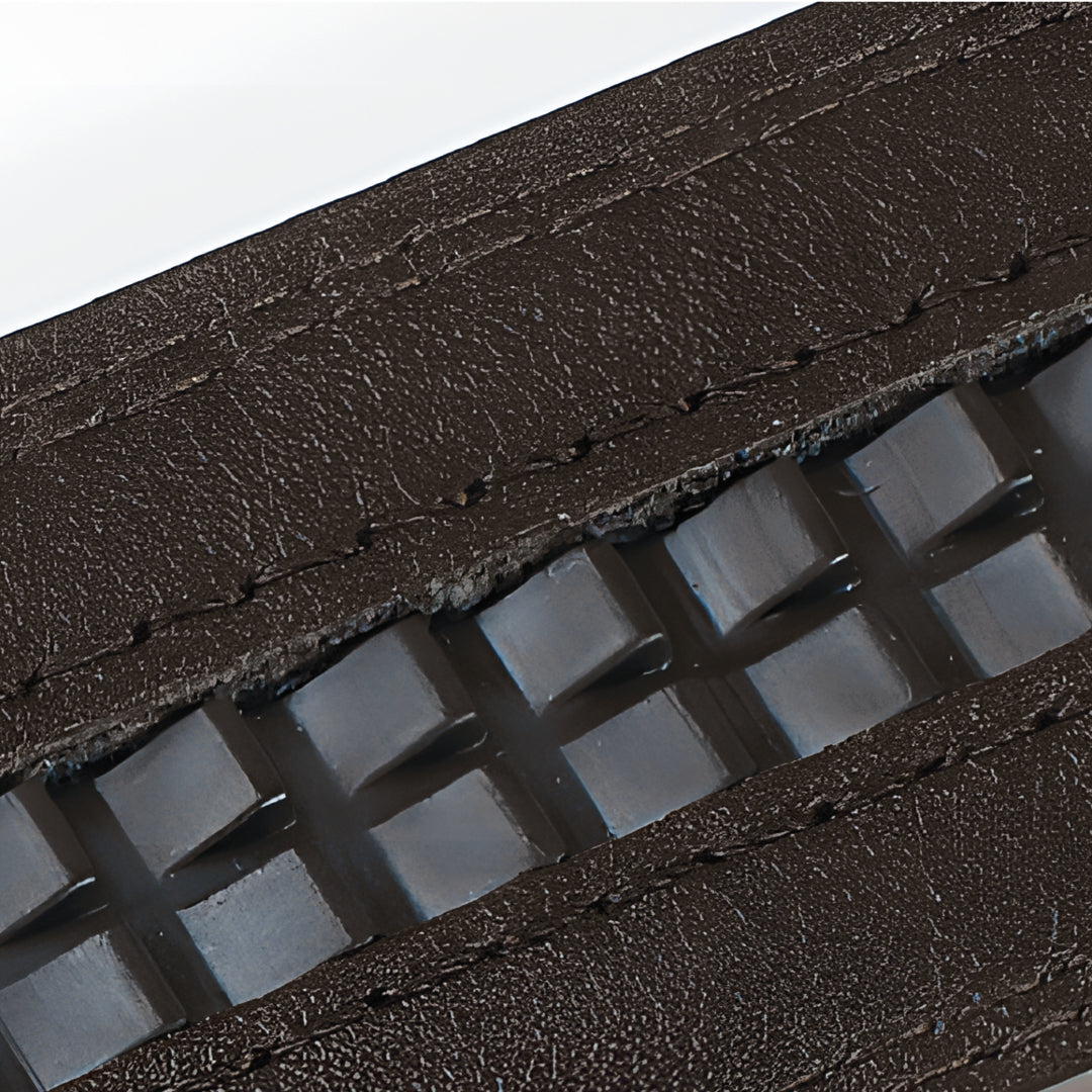 Ledergürtel in Schwarz