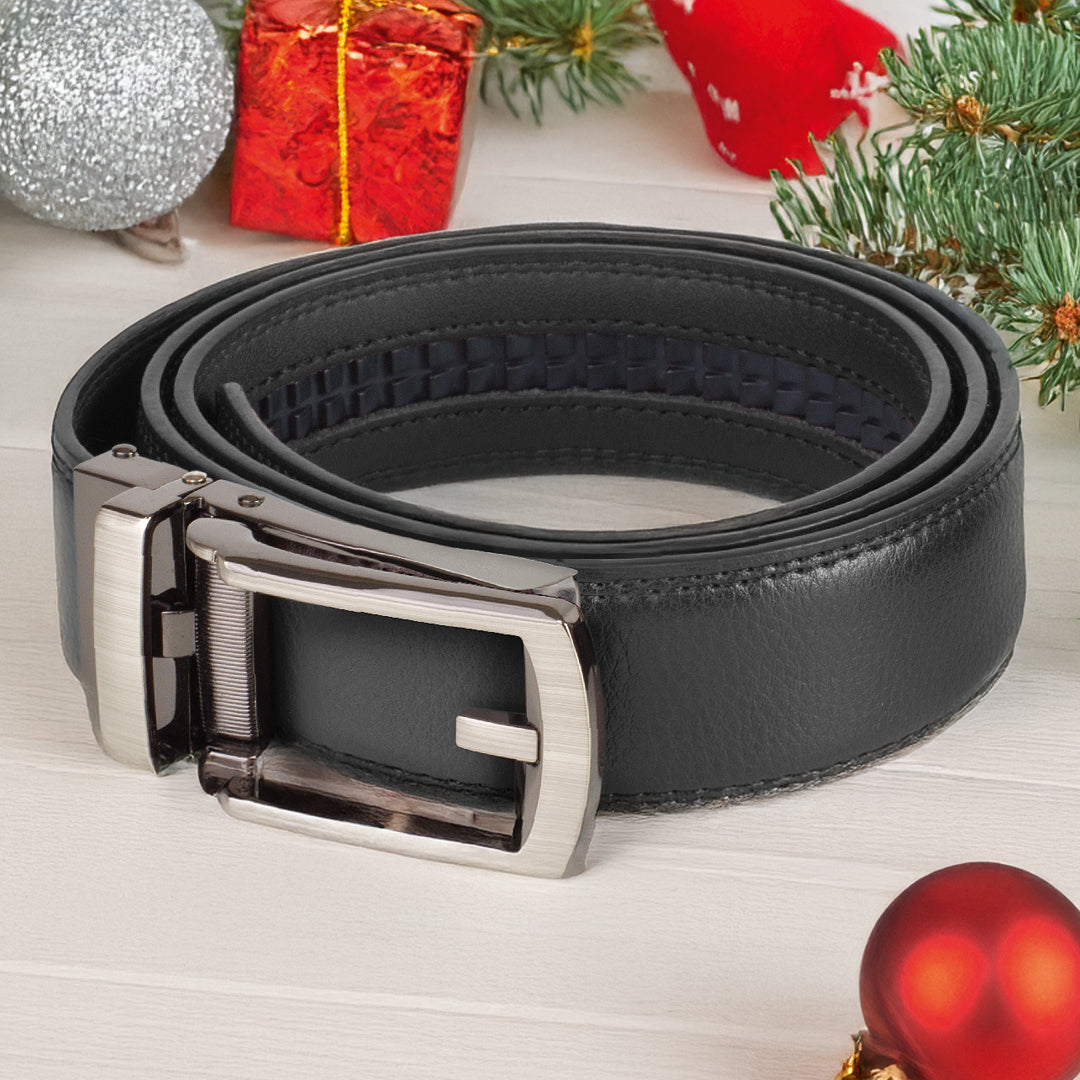 Ledergürtel in Schwarz