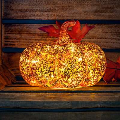 LED Dekokürbis »Golden«