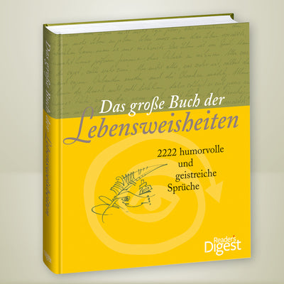 Das große Buch der Lebensweisheiten + Geschenkpapier (Set)