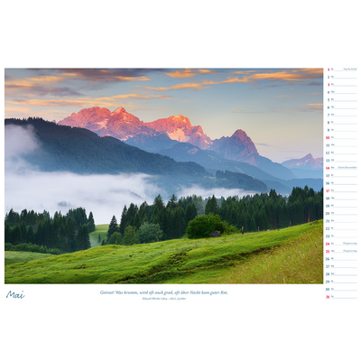 »daheim«-Wandkalender 2026 - Bildschönes Deutschland