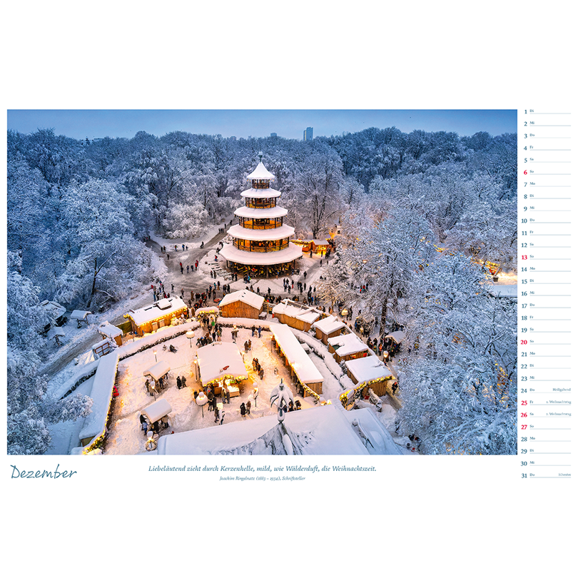 »daheim«-Wandkalender 2026 - Bildschönes Deutschland