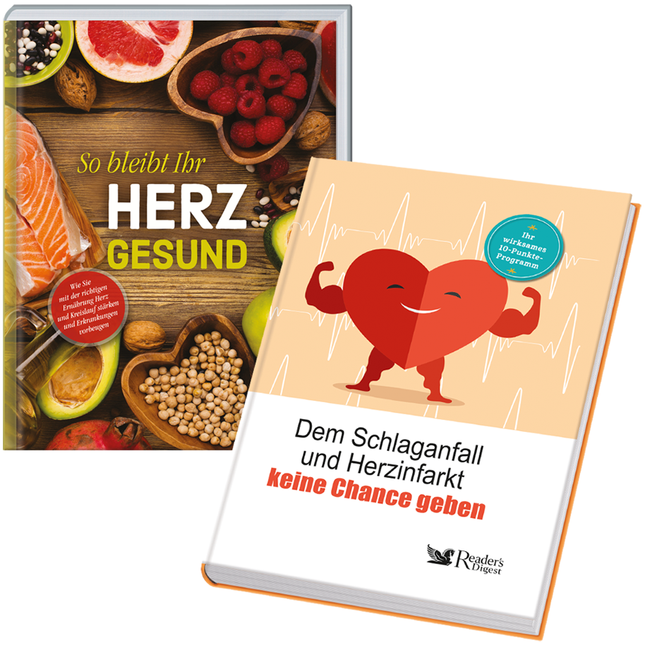 Ratgeber-Set: "Dem Schlaganfall und Herzinfarkt keine Chance geben" + "So bleibt Ihr Herz gesund"