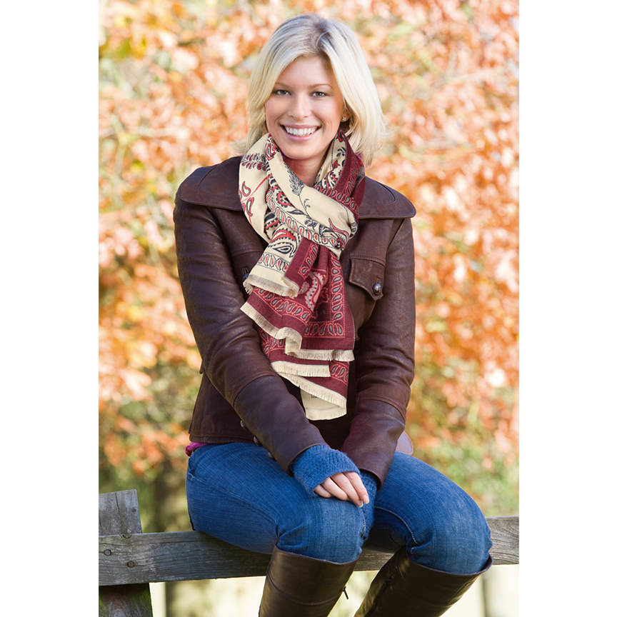 Schal im Paisleymuster