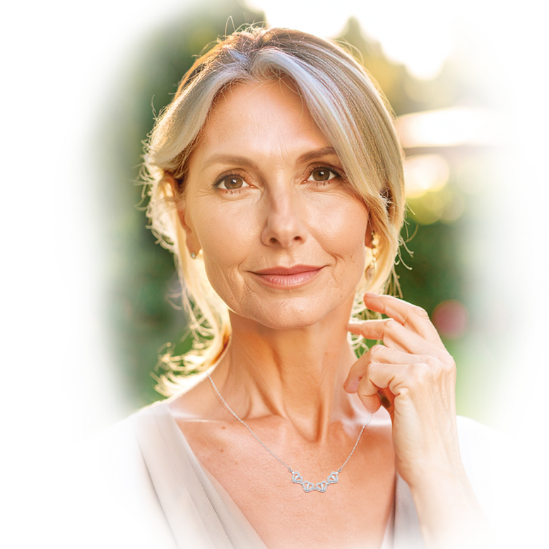 Kleeblatt-Halskette 2-in-1