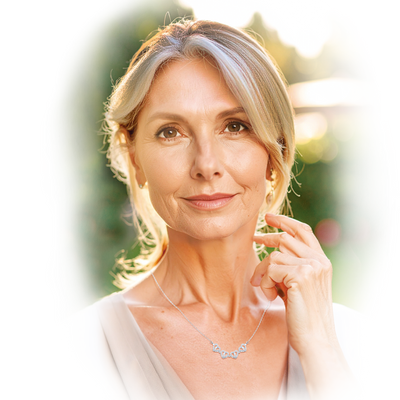 Kleeblatt-Halskette 2-in-1