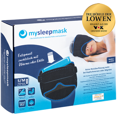 Schlafmaske mit Ohrstöpsel und Geldpads