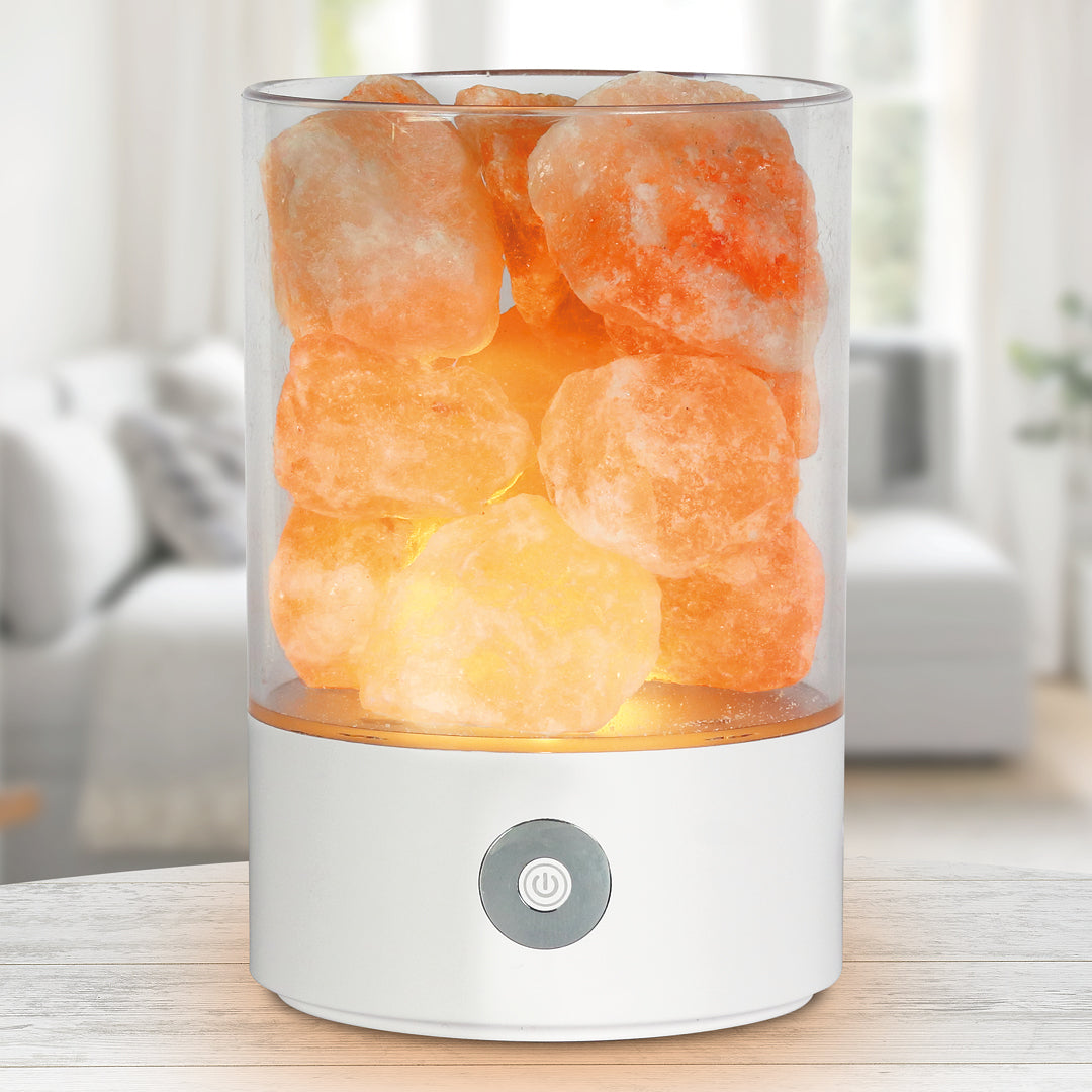 Salzkristall-Lampe