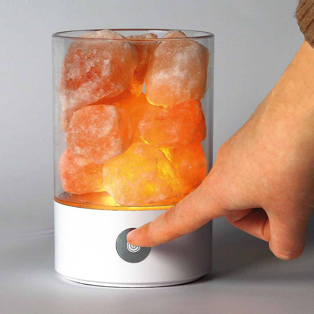 Salzkristall-Lampe
