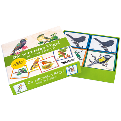 Die schönsten Vögel unserer Heimat - Das extragroße Memory