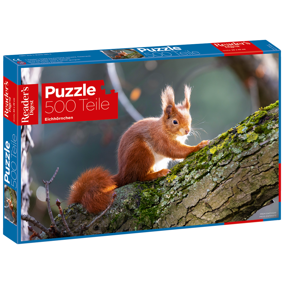 Eichhörnchen-Puzzle + Buch »Waldwelten« (2er-Set)