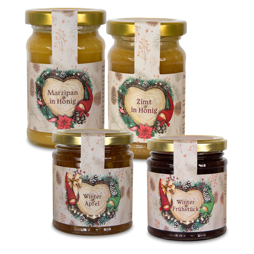 Weihnachtsaufstriche 4er-Set